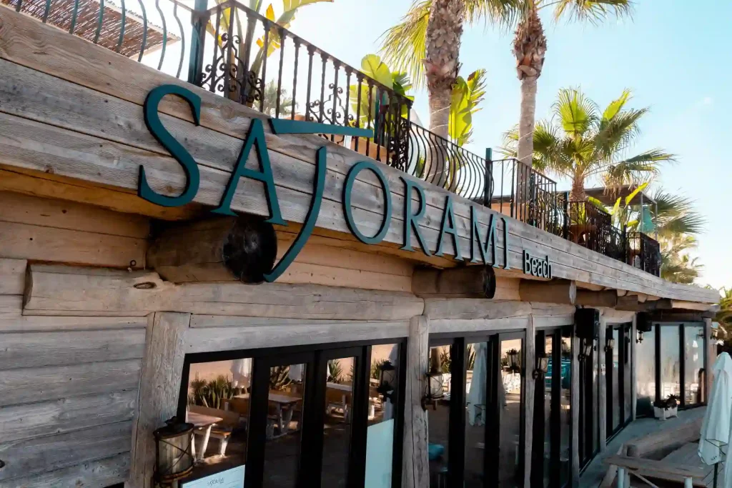 Letras Sajorami Beach Chiclana