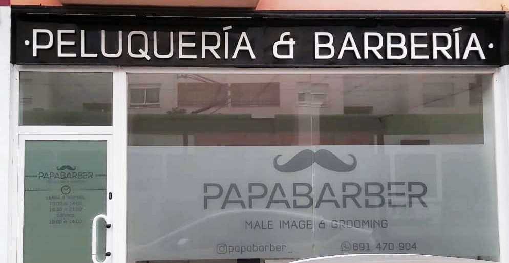 exterior papabarber