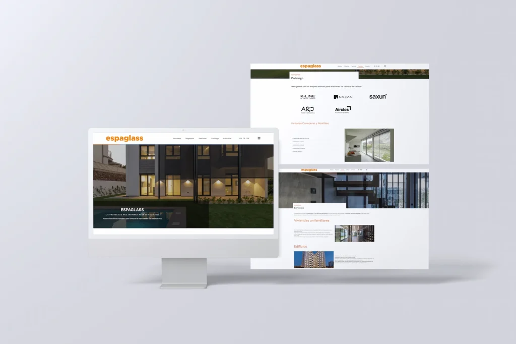 Página web espaglass