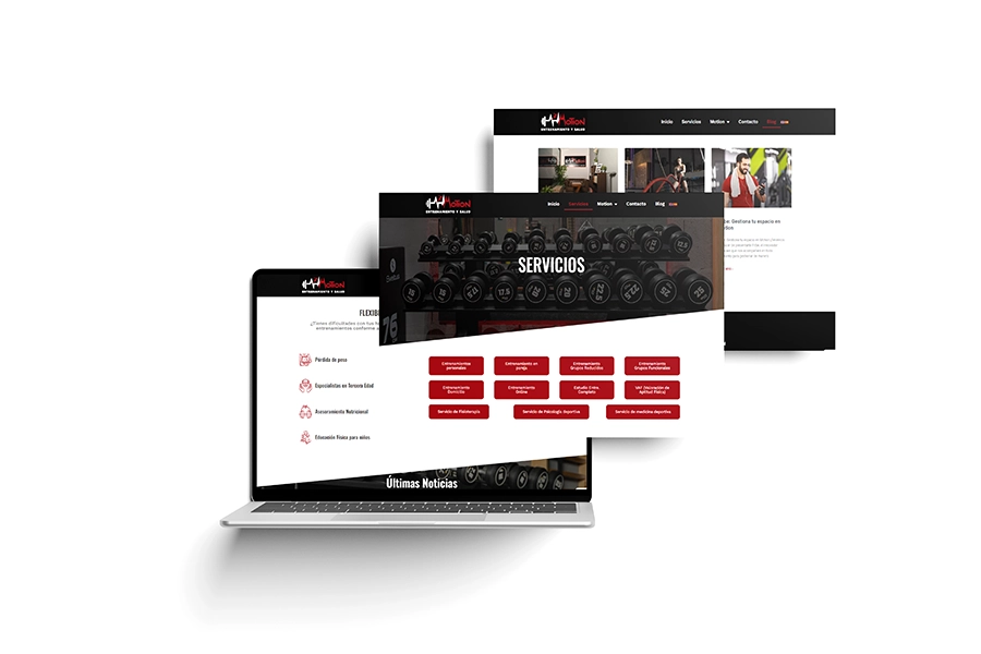 Visionado página web motion