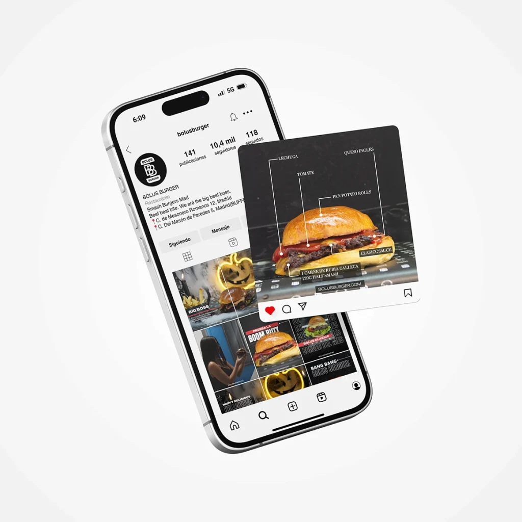 mockup redes bolus burguer