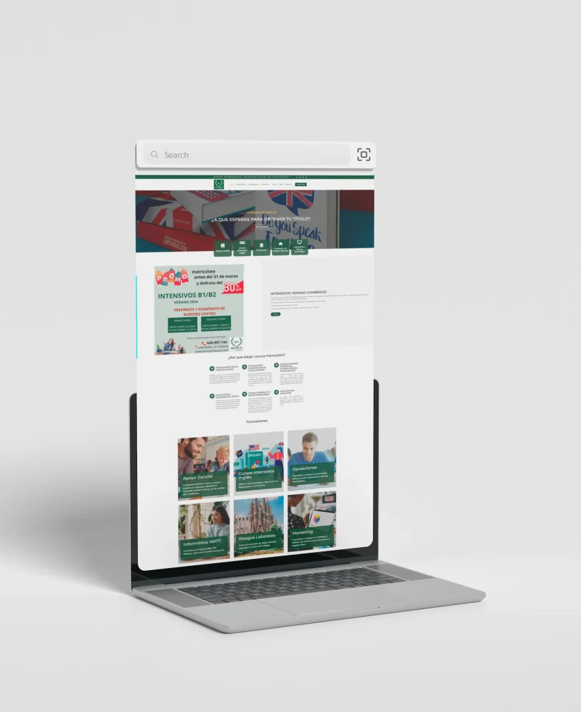 pagina web 3d laurus