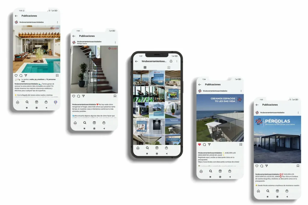 Visionado redes sociales Hirubo