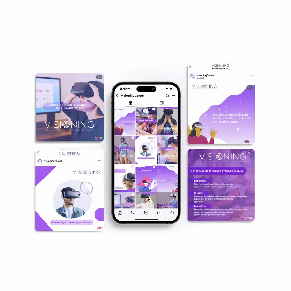 Móvil carruseles instagram Visioning