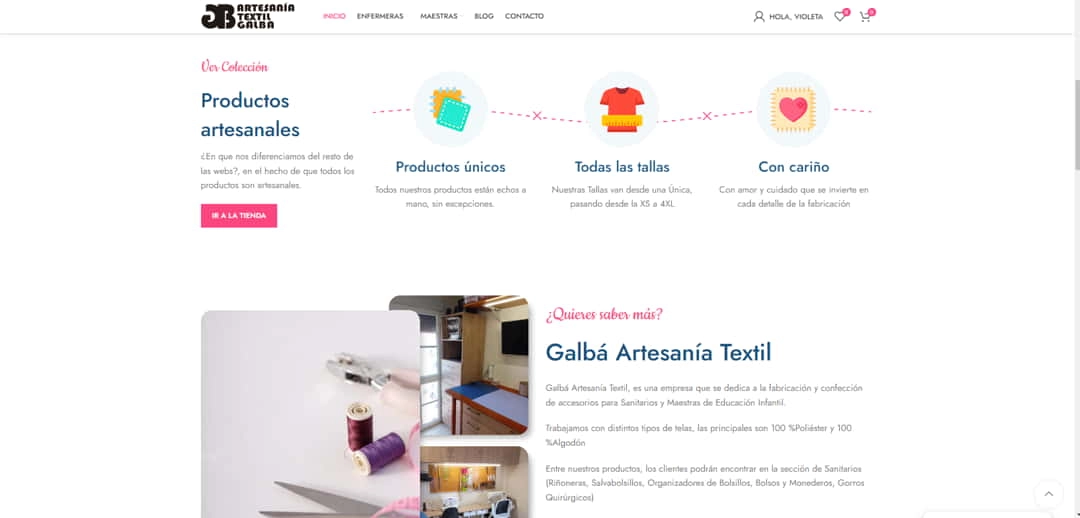 web artesania textil